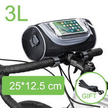 Load image into Gallery viewer, Bike Front Tube Handlebar Bag Waterproof - 3L/7L/10L/15L/20L
