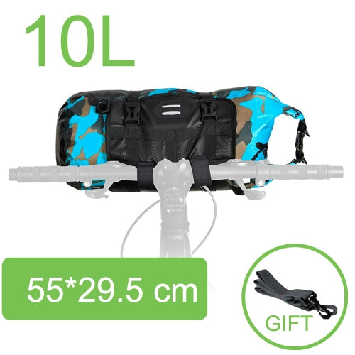 Bike Front Tube Handlebar Bag Waterproof - 3L/7L/10L/15L/20L