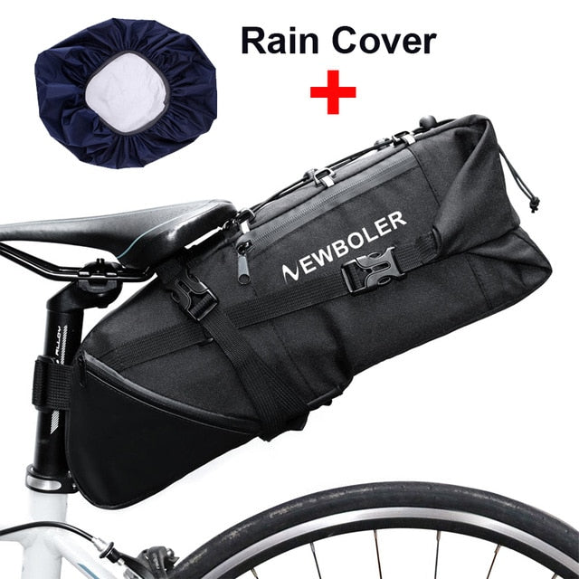 NEWBOLER Bike Saddle Seat Bag - 8-10L Waterproof