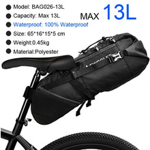 Load image into Gallery viewer, NEWBOLER Waterproof 13L Saddle Bag Seat Pack - Bikessentials
