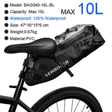 Load image into Gallery viewer, NEWBOLER Waterproof 13L Saddle Bag Seat Pack - Bikessentials
