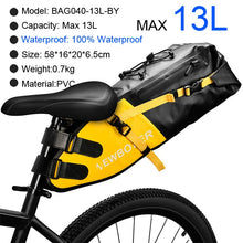 Load image into Gallery viewer, NEWBOLER Waterproof 13L Saddle Bag Seat Pack - Bikessentials
