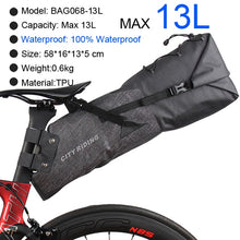 Load image into Gallery viewer, NEWBOLER Waterproof 13L Saddle Bag Seat Pack - Bikessentials
