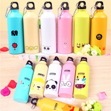 Load image into Gallery viewer, Cute Water Bottle 500 ML Gift Cycling Camping Hiking School Kids Water Bottle
