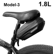 Load image into Gallery viewer, NEWBOLER 1.5L Bike Saddle Bag - Waterproof Hard shell Night Reflective
