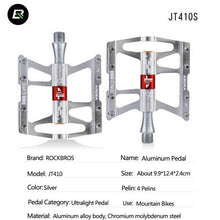 Load image into Gallery viewer, ROCKBROS 4 Bearings Bike Pedals Anti-slip Ultralight
