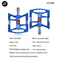 Load image into Gallery viewer, ROCKBROS 4 Bearings Bike Pedals Anti-slip Ultralight
